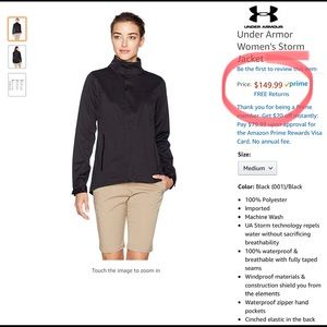 Under Armour waterproof jacket Medium